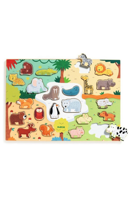 Encajable puzzlo animo DJECO