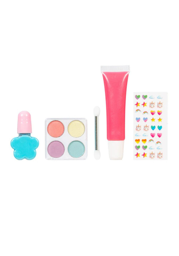 Set de maquillaje + mascarilla para dormir de unicornio SOUZA