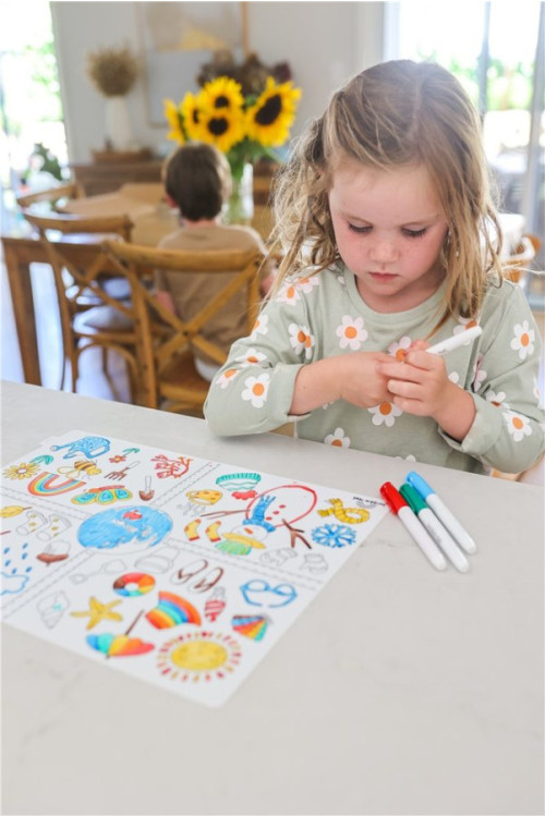 Scribble  Mat Las Estaciones 6 rotul.