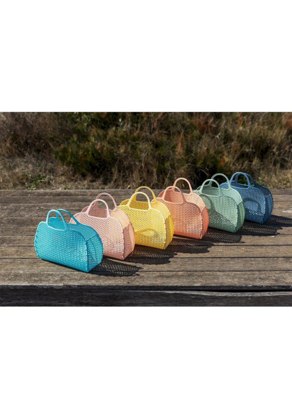 Bolso cesta vintage apricot