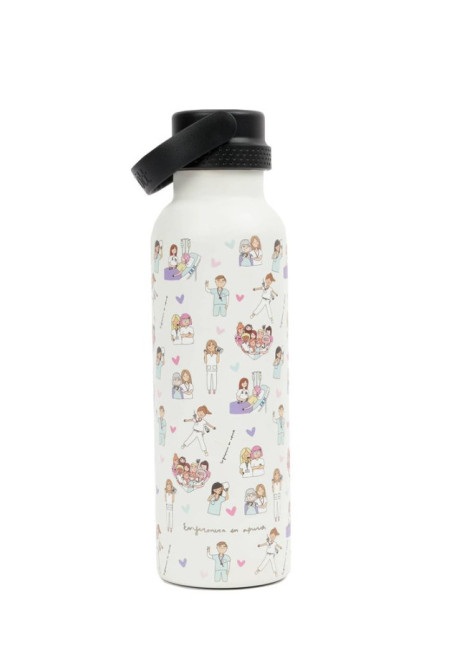 Botella lovely team Enfermera en apuros RUNBOTT