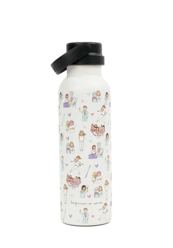 Botella lovely team Enfermera en apuros RUNBOTT