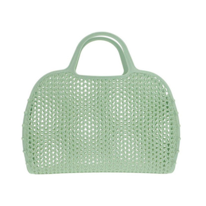 Bolso cesta vintage sage