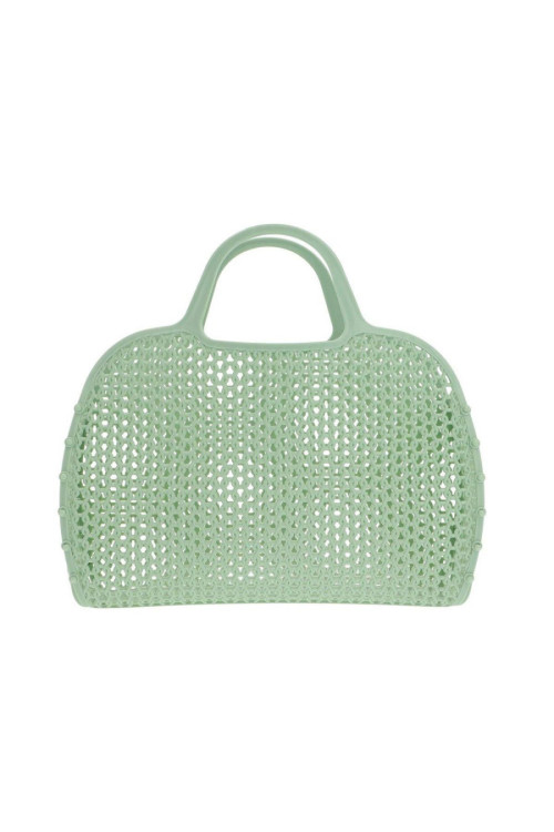 Bolso cesta vintage sage