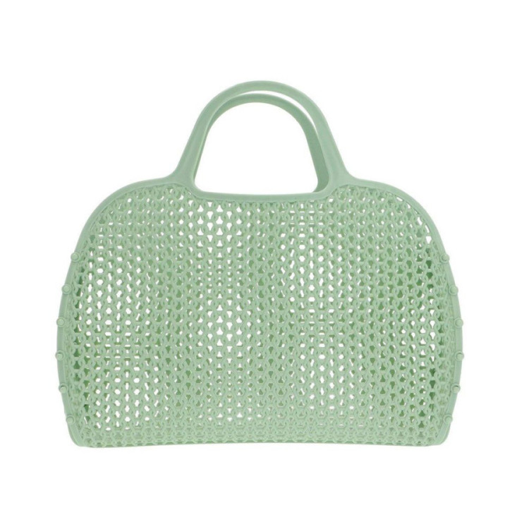 Bolso cesta vintage sage