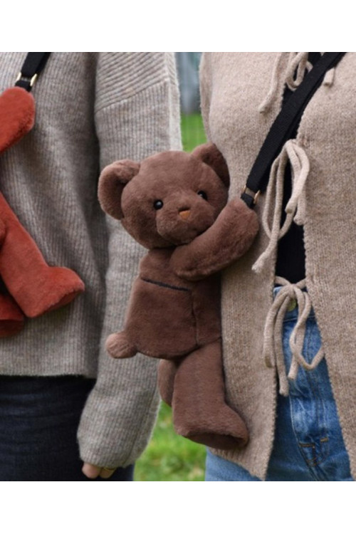 Bolsito oso marrón glacé 30 cm DOUDOU ET COMPAGNIE  Bolsito oso marrón glacé 30 cm DOUDOU ET COMPAGNIE