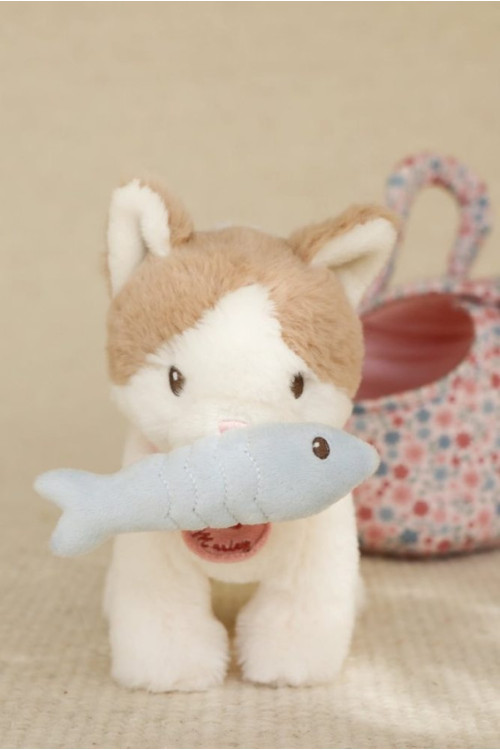 Gatito peluche con bolsa LITTLE DUTCH