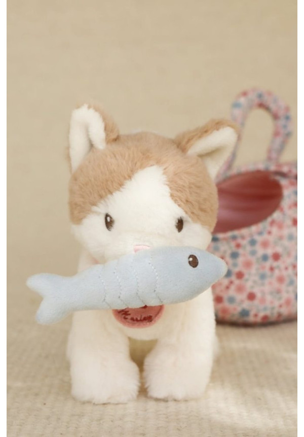 Gatito peluche con bolsa LITTLE DUTCH