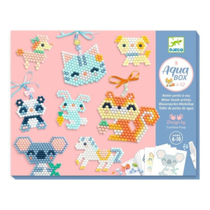 Aqua box taller perlas amigos peludos DJECO
