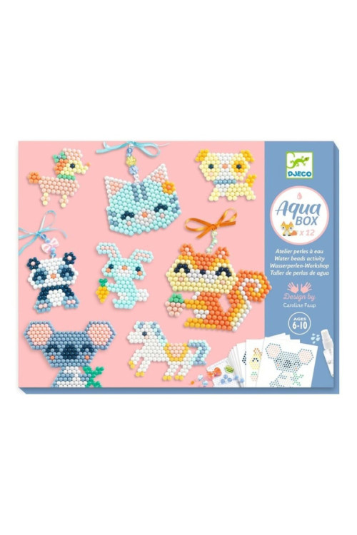 Aqua box taller perlas amigos peludos DJECO