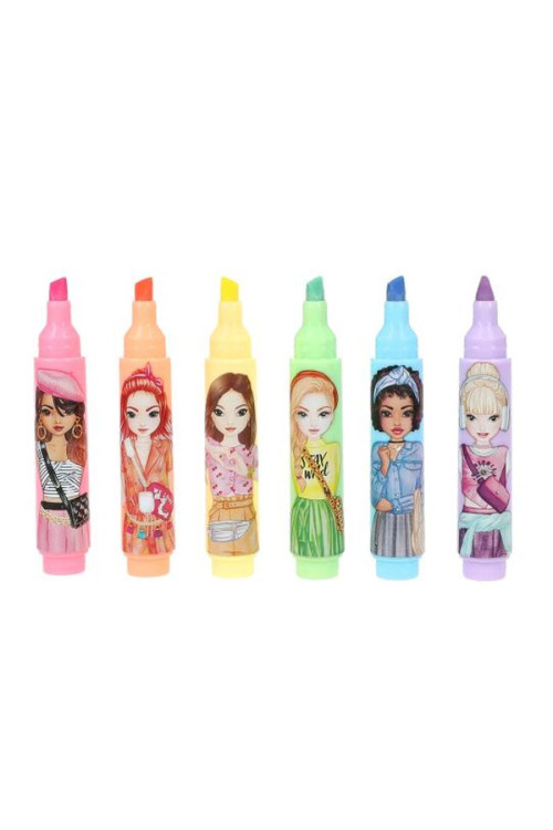 Rotuladores mini fluorescentes borrables Top Model BY DEPESCHE