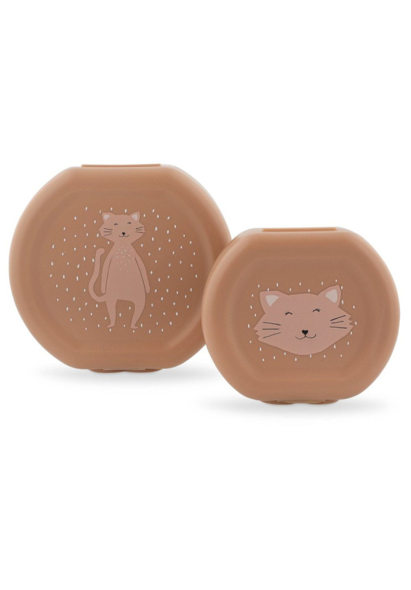 Fiambrera con clip - 2 Uds. Mrs. Cat  TRIXIE