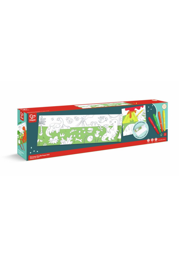 Rollo de Papel para Garabatos de Dinosaurios