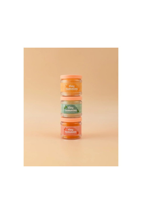 Potito y Cuchara para muñecos natilla de platano  TINY HARLOW