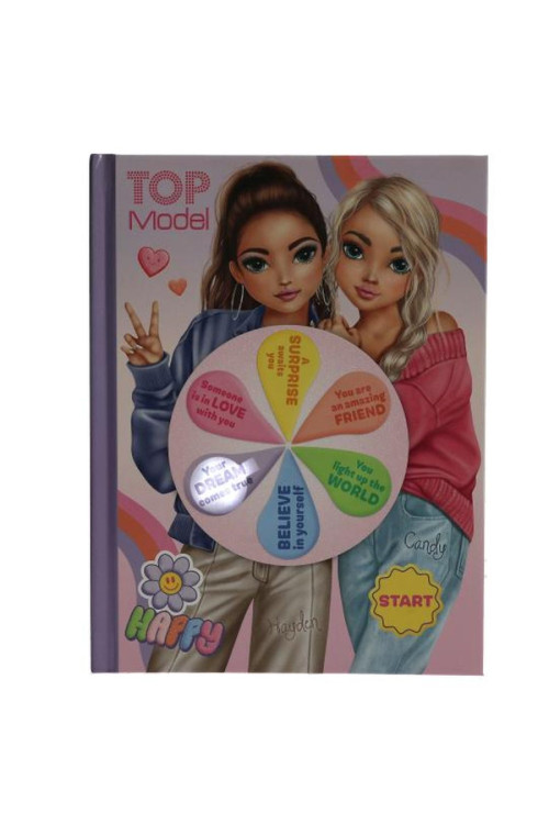 Libro de estados de ánimo para colorear con luz Top Model BY DEPESCHE