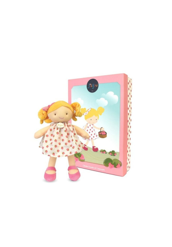 Muñeca Fresa 28 cm DOUDOU ET COMPAGNIE