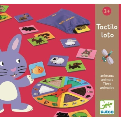 Tactilo Loto Animales DJECO