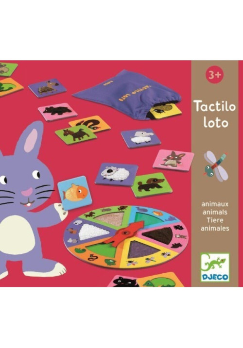 Tactilo Loto Animales DJECO