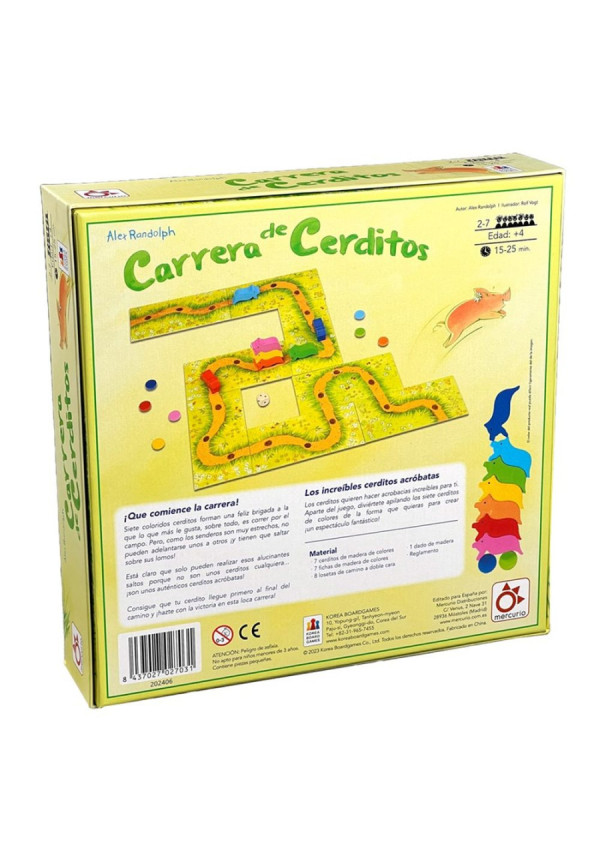 Carrera de cerditos MERCURIO