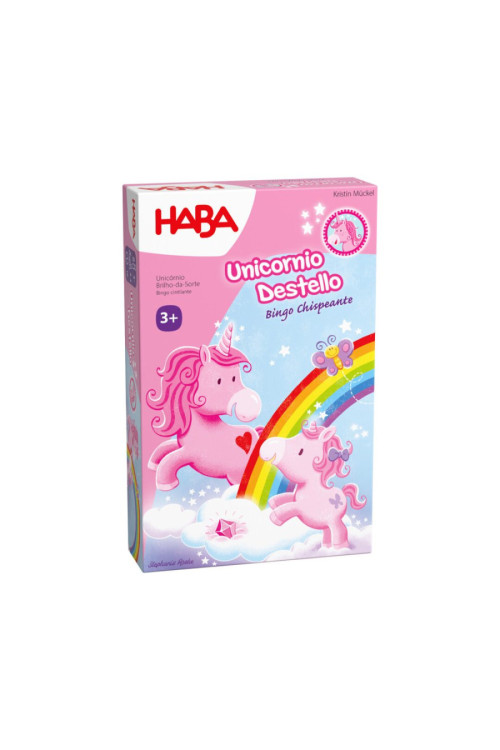 Unicornio Destello Bingo chispeante HABA