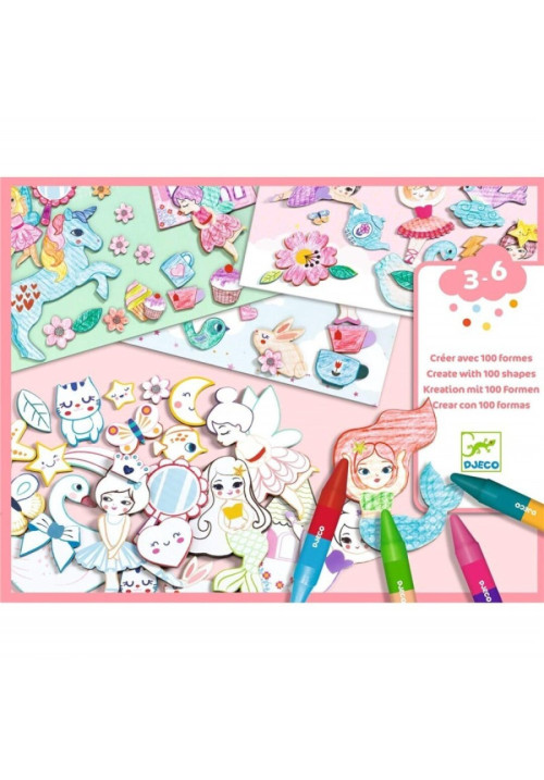 Crear con formas niñas DJECO