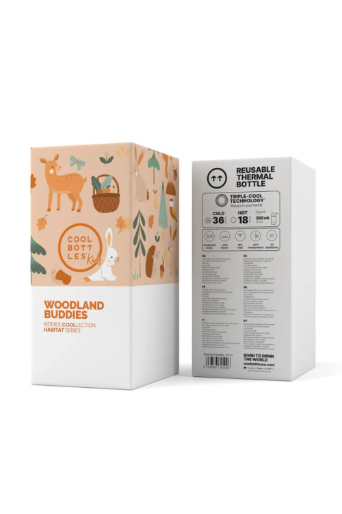 The Kiddie Bottle - Woodland Buddies 350ml COOL BOTTLES