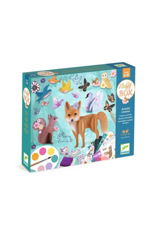 Cofre Multiactividades Creativas Fluffy Box DJECO