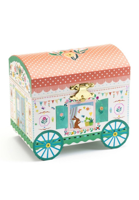 Caja de música caravana encantadora DJECO