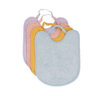 Pack 4 Baberos Rizo Blue/Mustard/Rosa/Malva TUTETE