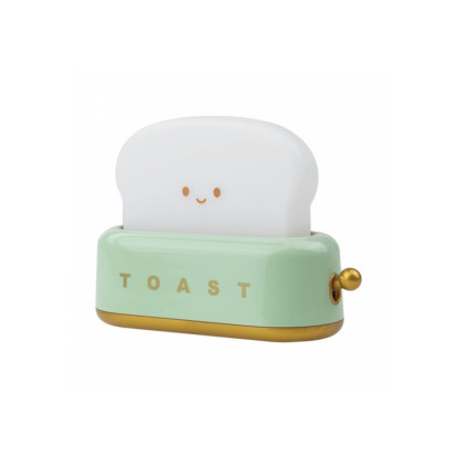 lampara de noche led tostadora verde MARY´S