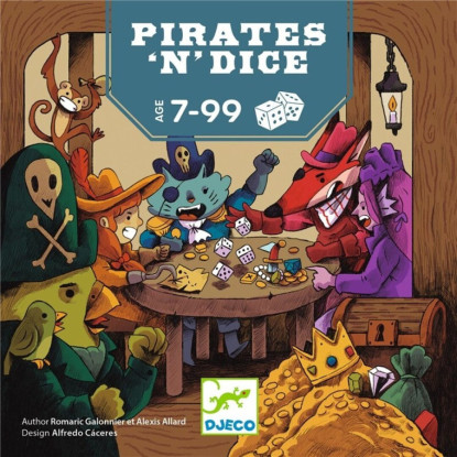 Juego de dados Pirates `n` Dice DJECO Juego de dados Pirates `n` Dice DJECO