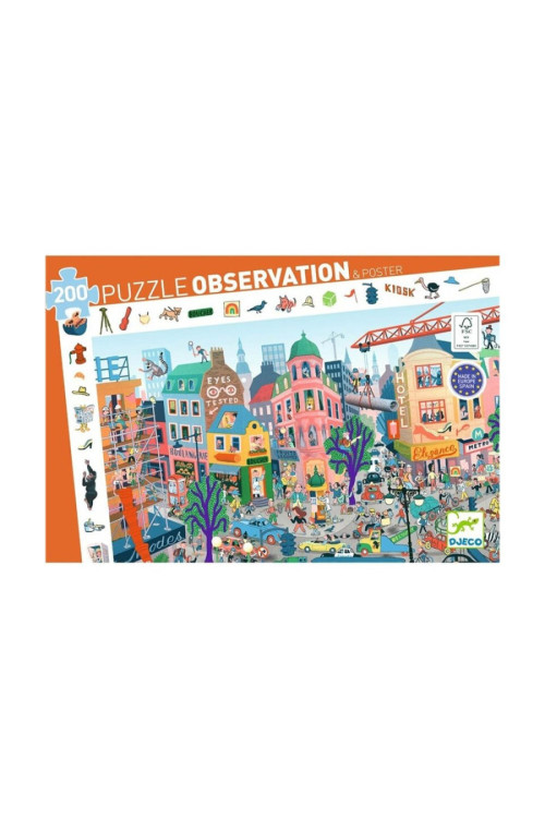 Puzzle Observación La ciudad DJECO
