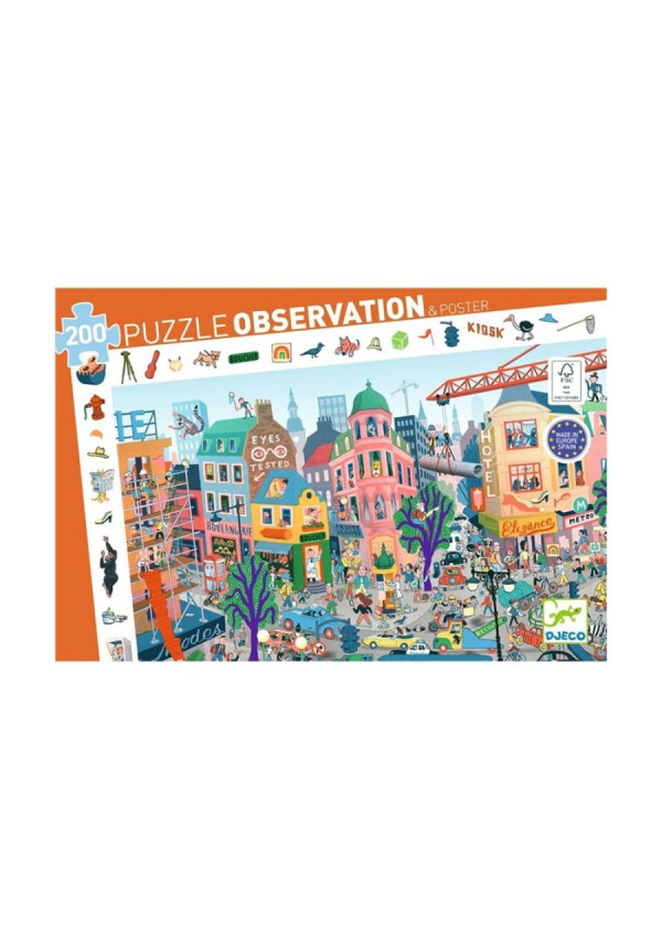 Puzzle Observación La ciudad DJECO
