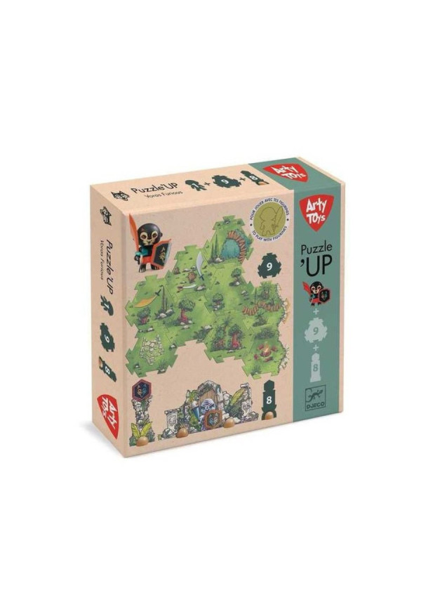 Arty Toys Puzzl’Up Voras Furious -18pcs DJECO