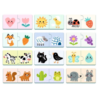 Puzzle duo colores DJECO