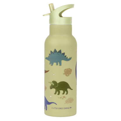 Botella acero 500ml Dinosaurios A LITTLE LOVELY COMPANY