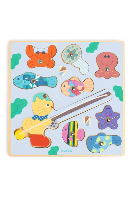 Encajable Puzz & Fish Bariolo DJECO