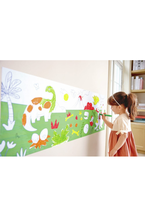 Rollo de Papel para Garabatos de Dinosaurios