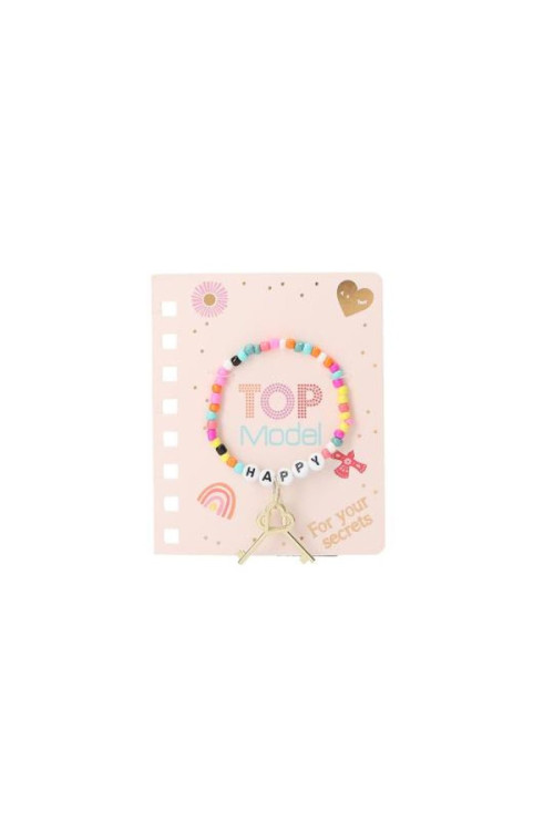 Diario con candado y pulsera Top Model BY DEPESCHE