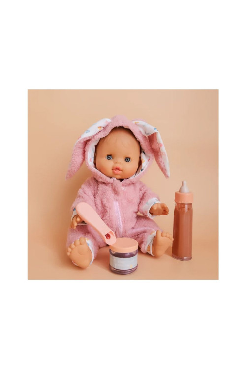 Biberon mágico con Potito y Cuchara para muñecos chocolate  TINY HARLOW