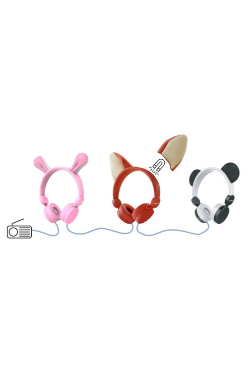 Auriculares Kidyears lobo gris KIDYWOLF