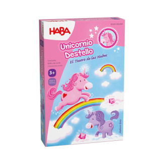 Unicornio Destello El tesoro de las nubes HABA