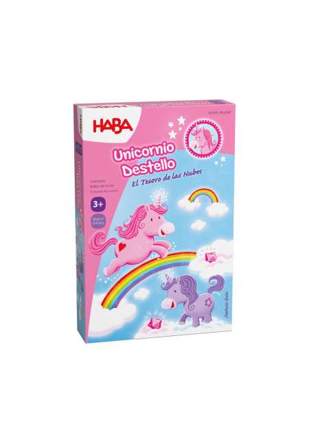 Unicornio Destello El tesoro de las nubes HABA