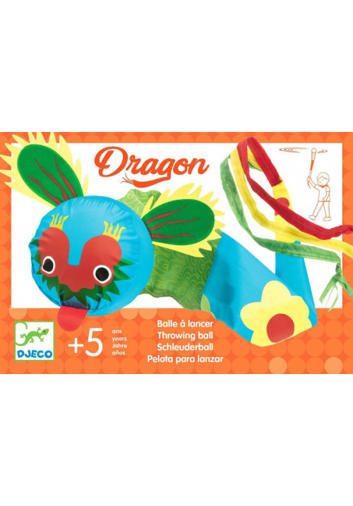 Pelota para lanzar Dragon DJECO