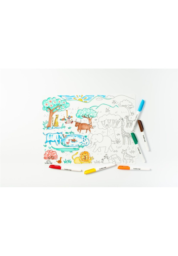 Scribble Mat De Safari 6 rotul.