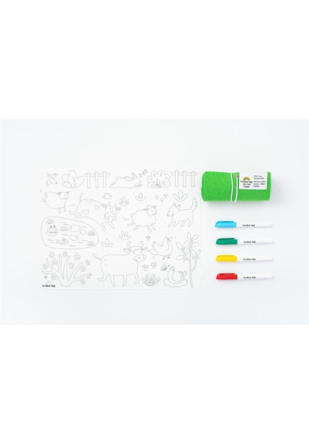 Scribble  Mat En la Granja 4 rotul.