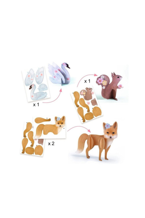 Cofre Multiactividades Creativas Fluffy Box DJECO