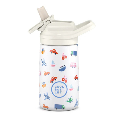 The Kiddie Bottle - Little Wheels 350ml COOL BOTTLES