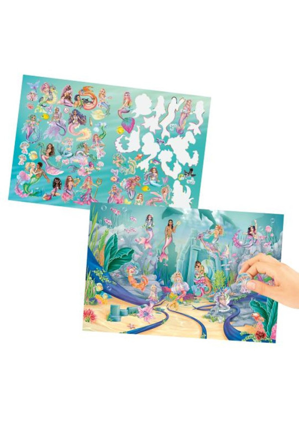 Pegatinas metálicas MERMAID stickerworld Top model BY DEPESCHE