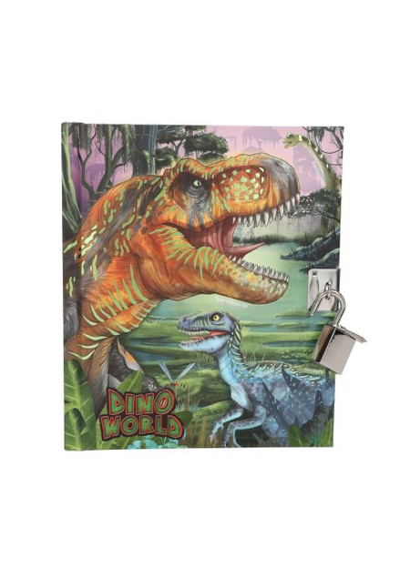 Diario con candado Dino World BY DEPESCHE